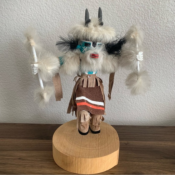 Native American Wood Antelope Kachina Doll